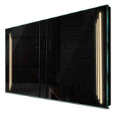 Specchio LED Rettangolare | Controllo tramite interruttore a muro | Luce bianca calda - Reyze Serie Salono Modello 8